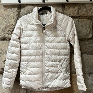 Girls size L 14/16 winter white North Face Jacket